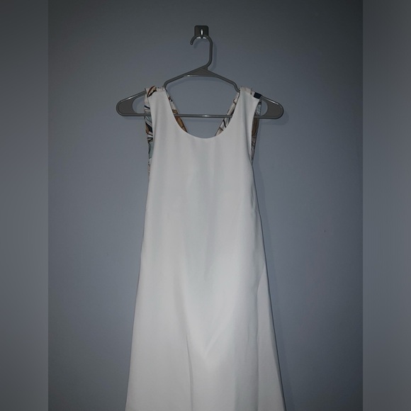 White Mango mini dress with colorful tie back - Picture 5 of 5